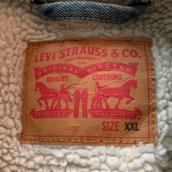 Classic Levi’s Trucker Jacket With Plush Fur Collar SHERPA TRUCKER JACKET, XXL* - Picture 16 of 16